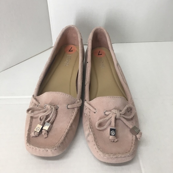 michael kors suede moccasins